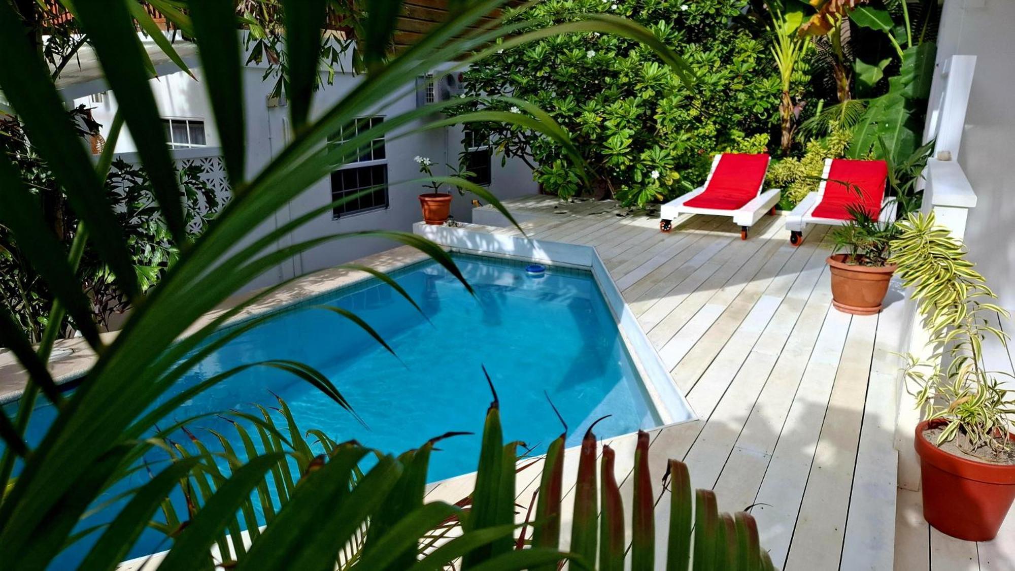 Amanda'S Place Casa Amancer - Sea View, Pool And Tropical Garden Caye Caulker Kültér fotó