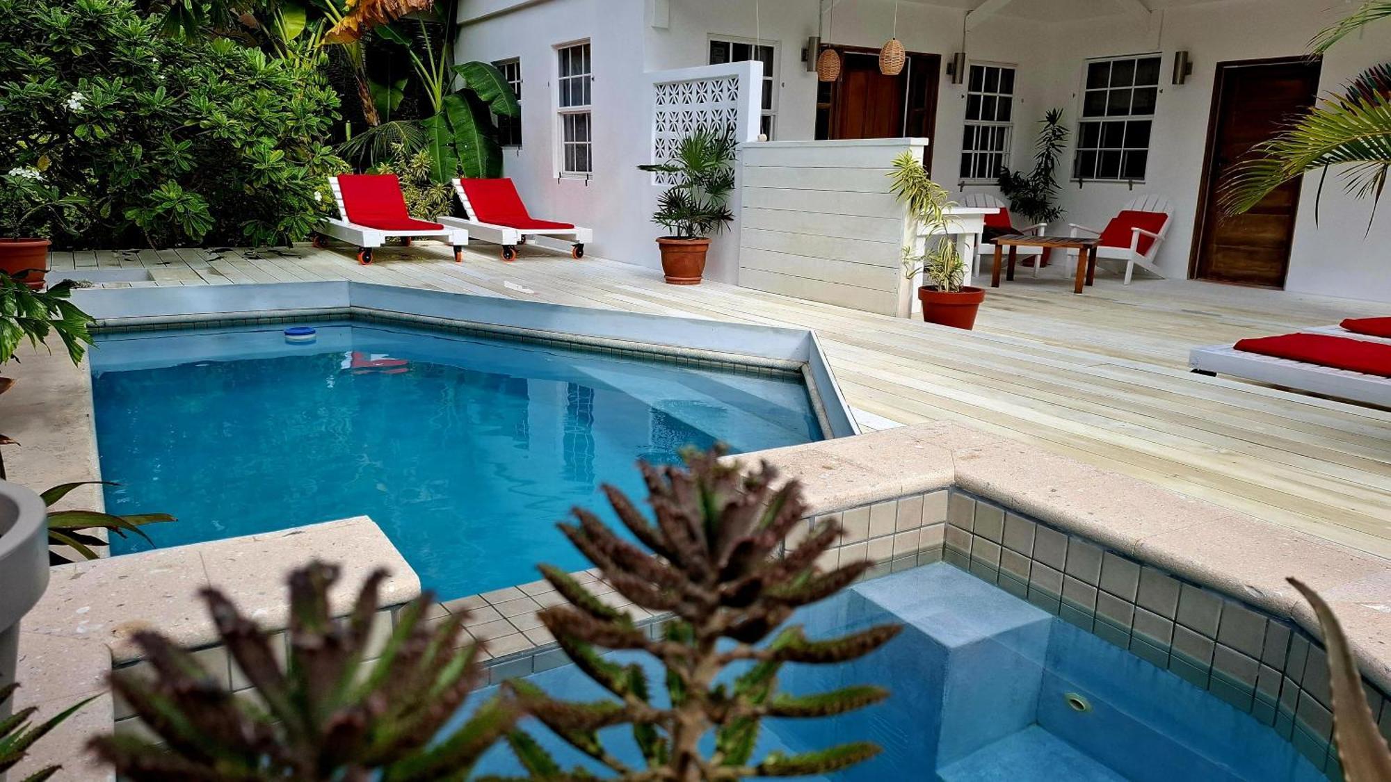 Amanda'S Place Casa Amancer - Sea View, Pool And Tropical Garden Caye Caulker Kültér fotó