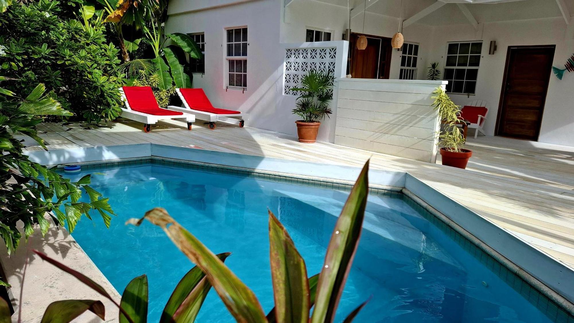 Amanda'S Place Casa Amancer - Sea View, Pool And Tropical Garden Caye Caulker Kültér fotó